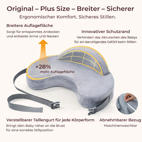 Kuschelweiches Stillkissen für Mamas