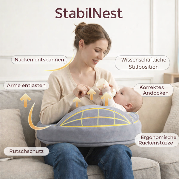 Kuschelweiches Stillkissen für Mamas